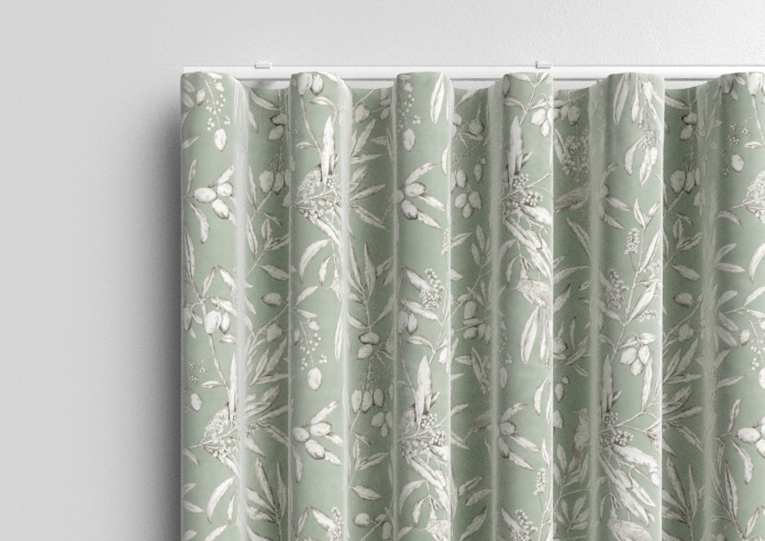 Aviary Velvet, Eucalyptus - Made to Measure Curtain - Image 13